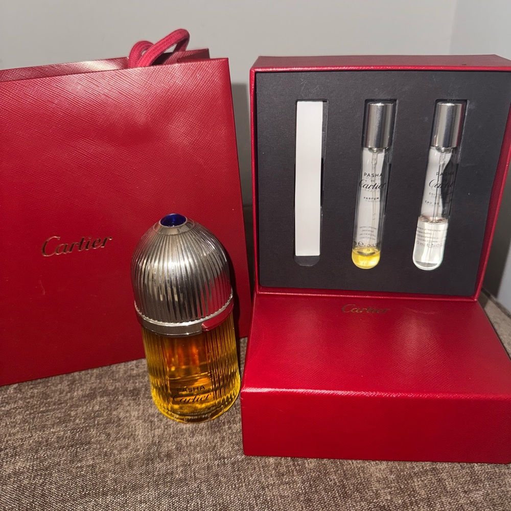 Cartier Pasha Parfums 3.3 oz + Complimentary travel sprays